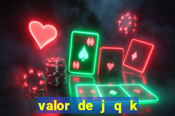 valor de j q k en blackjack